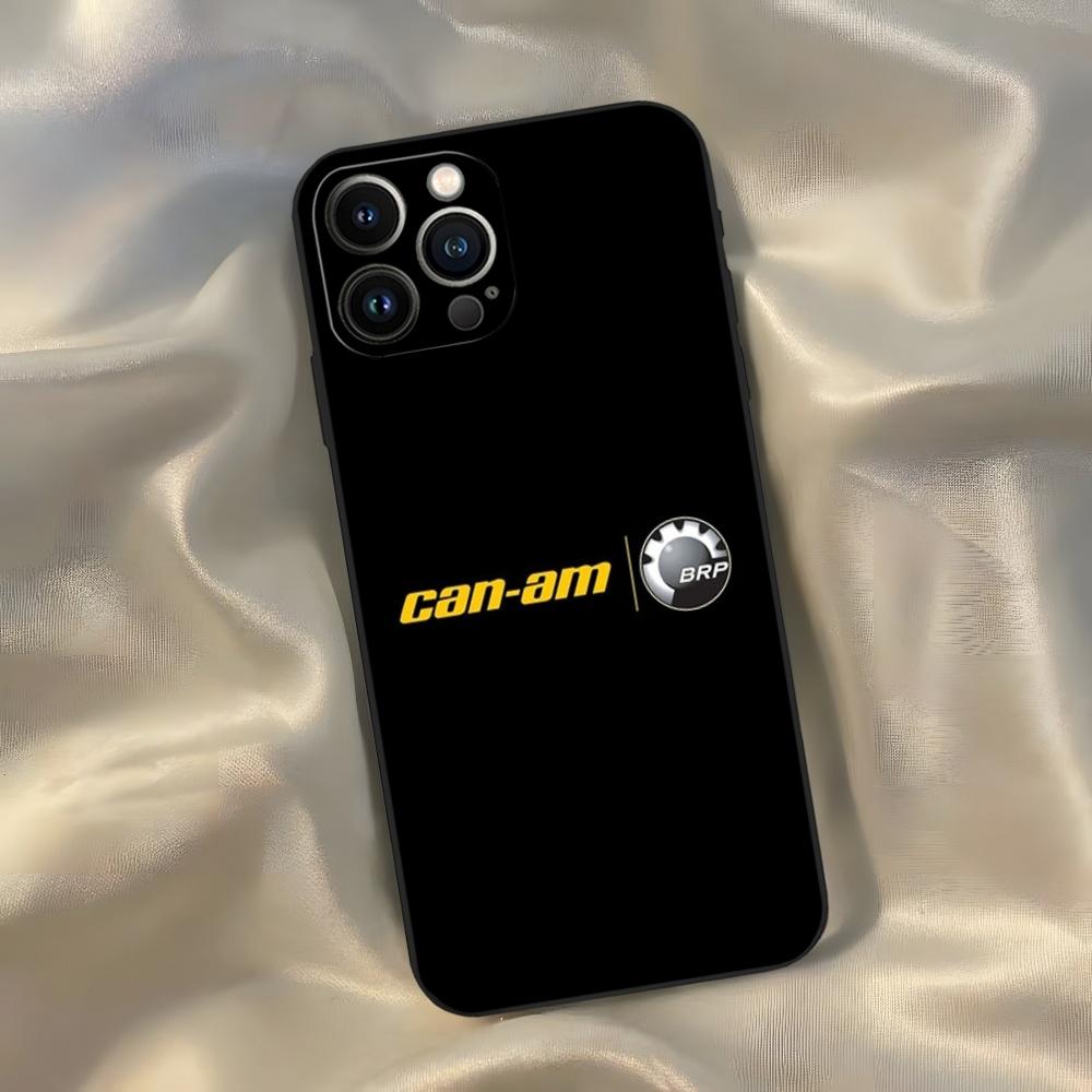 Can Am Can-am Team Phone Case for Iphone 16 15 14 13 12 11 Pro Max Xr X Xs Mini 8 Plus SE 2022 Black Soft Silicone Cover