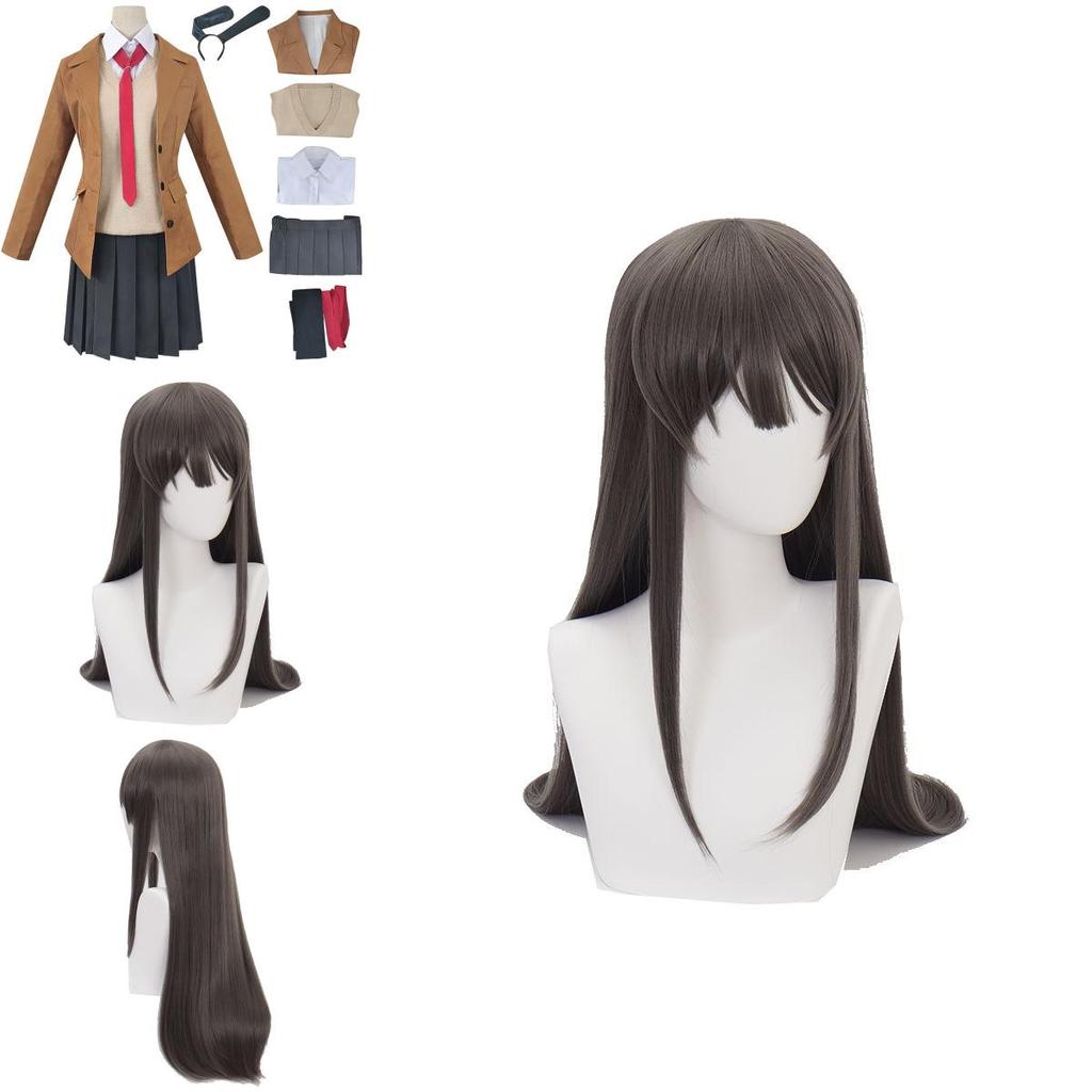 Buta Yarou Seishun Wa Bunny Girl Sakurajima Mai Cosplay Costume Full Set Outfit