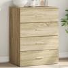VidaXL Buffet, Sideboard with Drawers, Storage Furniture Living Room Dining Room Interior, Modern, Sonoma Oak 840529
