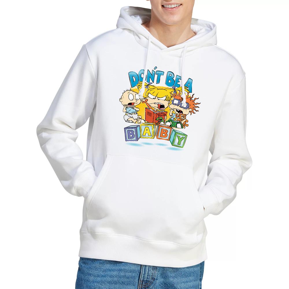 Rugrats Mens Don´t Be A Baby Blocks Hoodie