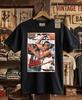 Vintage Allen Iverson Retro Sports Cover Tee Philadelphia Graphic Black Shirt