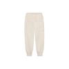 Li Ning Knitted Sweatpants Men's Pearl White Moderate Cuffed Pants AKLS237-1