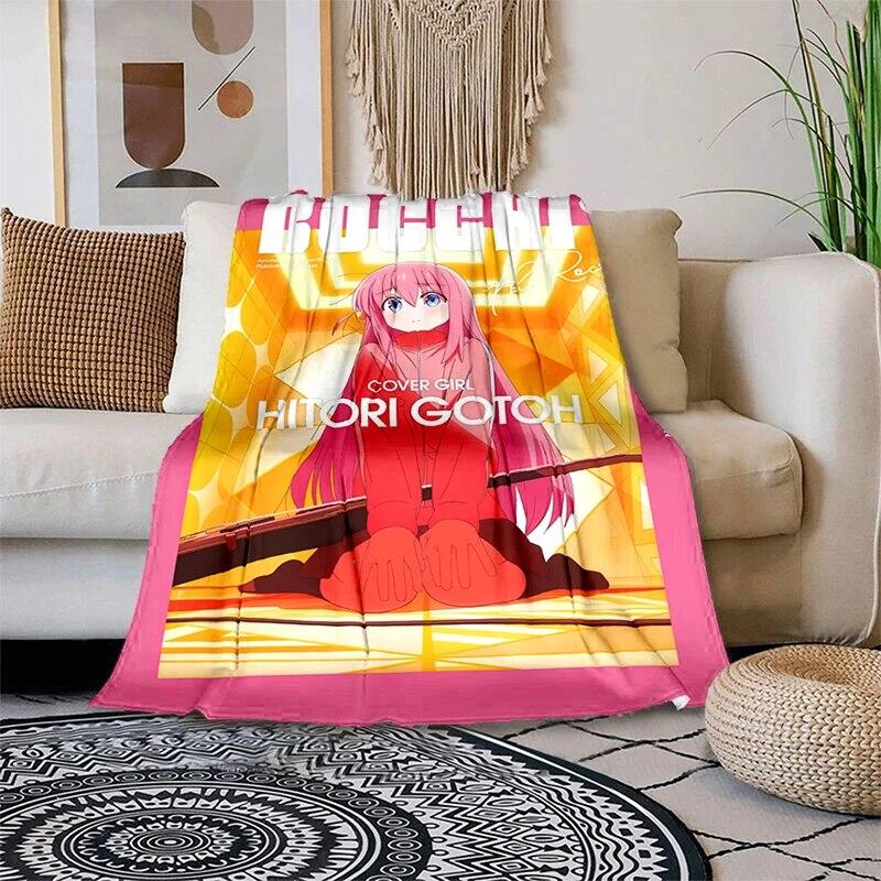Lonely Rock Cartoon Plush Bed Throwing Cartoon Picnic Thin Blankets Modern Flannel Blanket Cover Gedruckt Bettdecke Geschenk