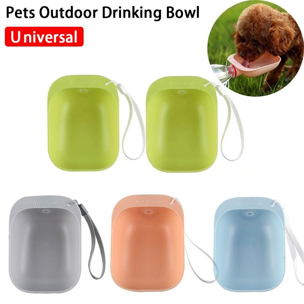 Universal Pets Outdoor Drinking Bowl Plastic Leakproof Pet Drinking Fountains Dog Water Cup