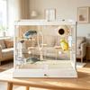 Automatischer Vogeltränke für kleine Ziervögel, Vogel-Automatischer Wasserspender Käfig-Wasserbehälter mit vorderem Trinkkanal