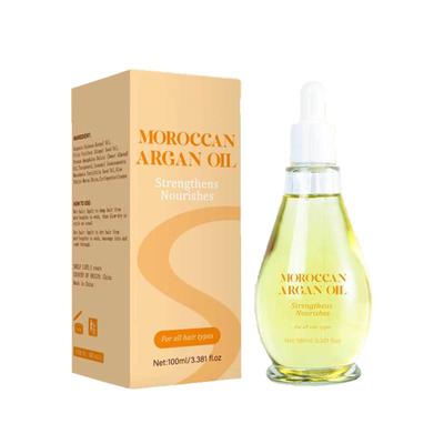Moroccan Argan Oil  Strengthens Hair Makes Hair Soft And Smooth Deeply Moisturizes Hair 100ml