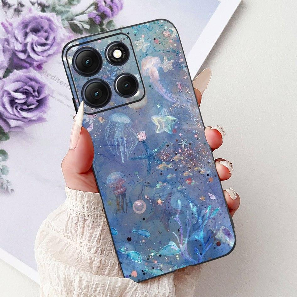 For Motorola Moto G86 Power 5G Case New Fashion Flower Bamboo Cat Cartoon Soft Silicone Back Cover For Moto G86 Power 2025 Coque