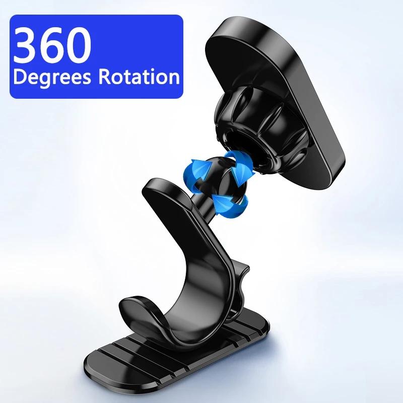 2022 Magnetic Plate Car Phone Holder Small 360 Rotation Magnet Mount Mobile Cell Stand Telefon Bracket Support For iPhone 14