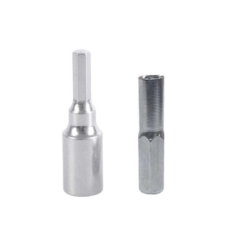 

Hexagonal Bit Conversion Adapters 4mm/6.35mm Precisions Machined Alloy Steel for Mechanics and DIY Projects 1