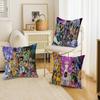 Knights Of The Zodiac Cartoon Cushion Cover Car Throw Pillow Case For Sofa Car Christmas Gift 40x40cm 45x45cm