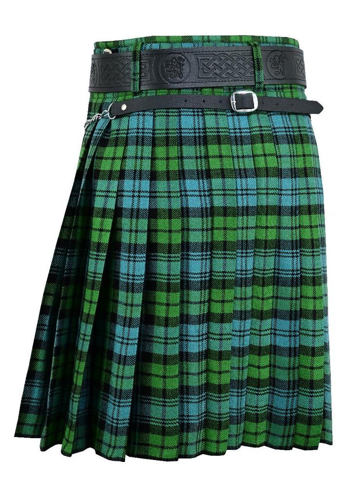 Scottish Kilt Campbell Tartan Traditional Highland Dress Skirts Wedding Attire