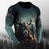Animal T-Shirts For Mens 3D Wolf Printing Short Sleeve Tops Fashion Personality T Shirt Loose Oversized Tees Shirt Men Clothing