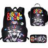 Kinder Cartoon Rucksack Set Grundschüler Mit Lunchtasche Federmäppchen - Leicht Ergonomisch Oxford Stoff