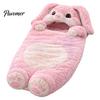 Bunny Slumber Bag Plush Rabbit Envelope Sleeping for Kids, Winter Washable Sleep Sack Bag, Fuzzy Toddlers Boys Girls Kids