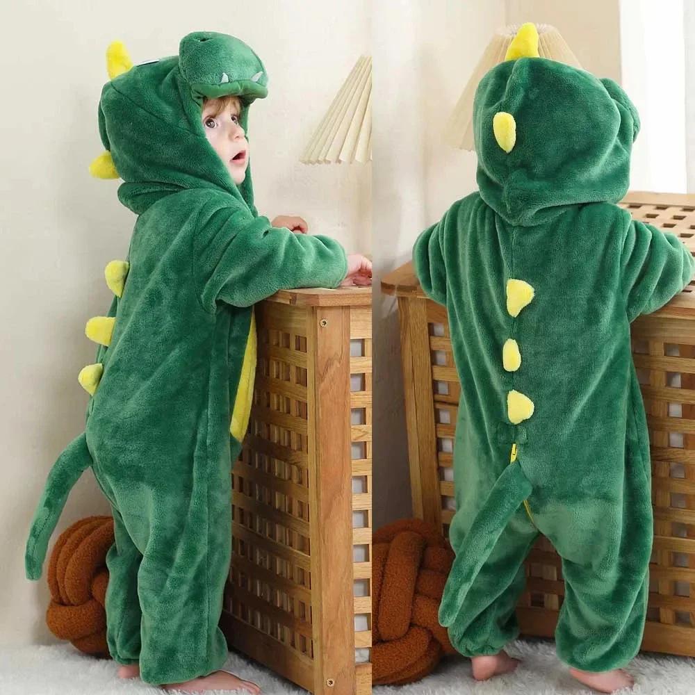 Kigurumi Cat Onesie Kids Unicorn Pajamas for Children Animal Cartoon Blanket Sleepers Baby Costume Winter Boy Girl Jumspuit