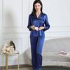 Women's Long Sleeve Silk Pajama Set - 100% Mulberry, Versatile for Spring/Summer, Indoor/Outdoor Wear