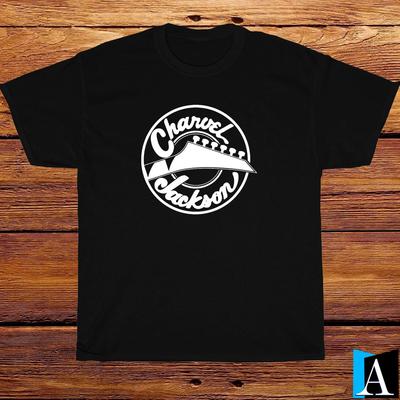 Nuova Maglietta Charvel Jackson Guitars Logo T-Shirt Nero/Bianco/Grigio/Blu Navy Taglia S-5XL
