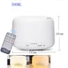 Remote Control 500ml Ultrasonic Aromatherapy Humidifier with Colorful Night Light