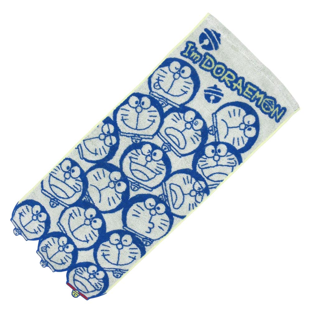 Marushin Face Towel x 80 Cotton Item 2805011900  I m Doraemon  (34 cm) - 100% - No.