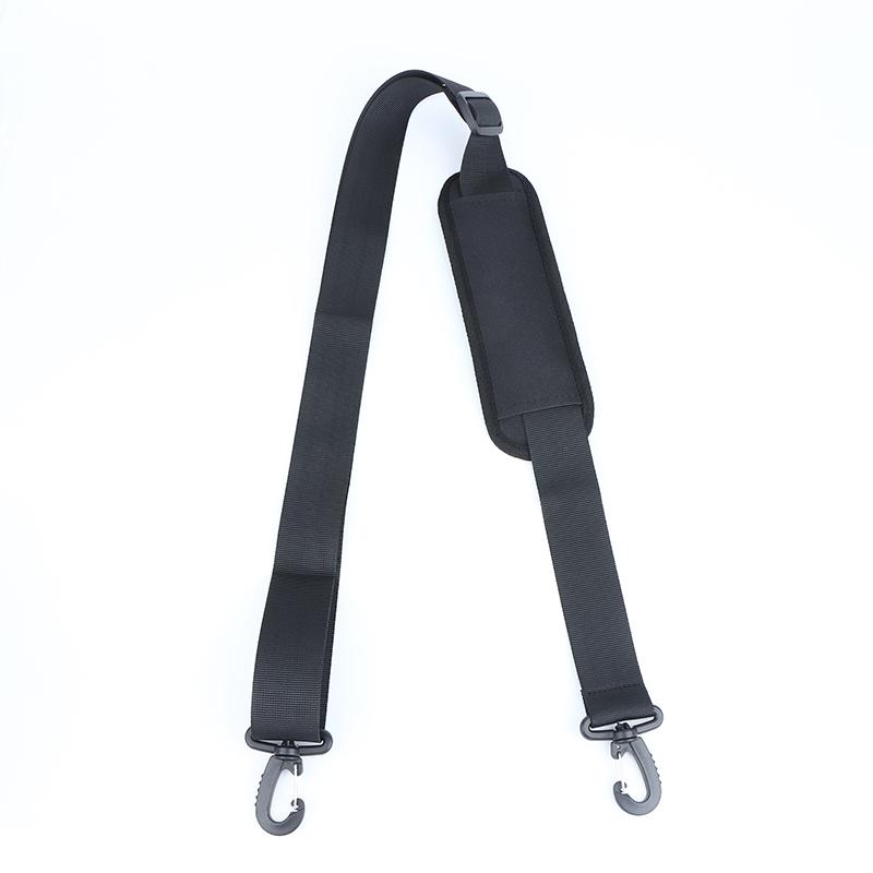 Adjustable Heavy Duty Nylon Bag Strap Black Universal Shoulder Belt for Duffle Bag Gym Outdoor Sports Activities