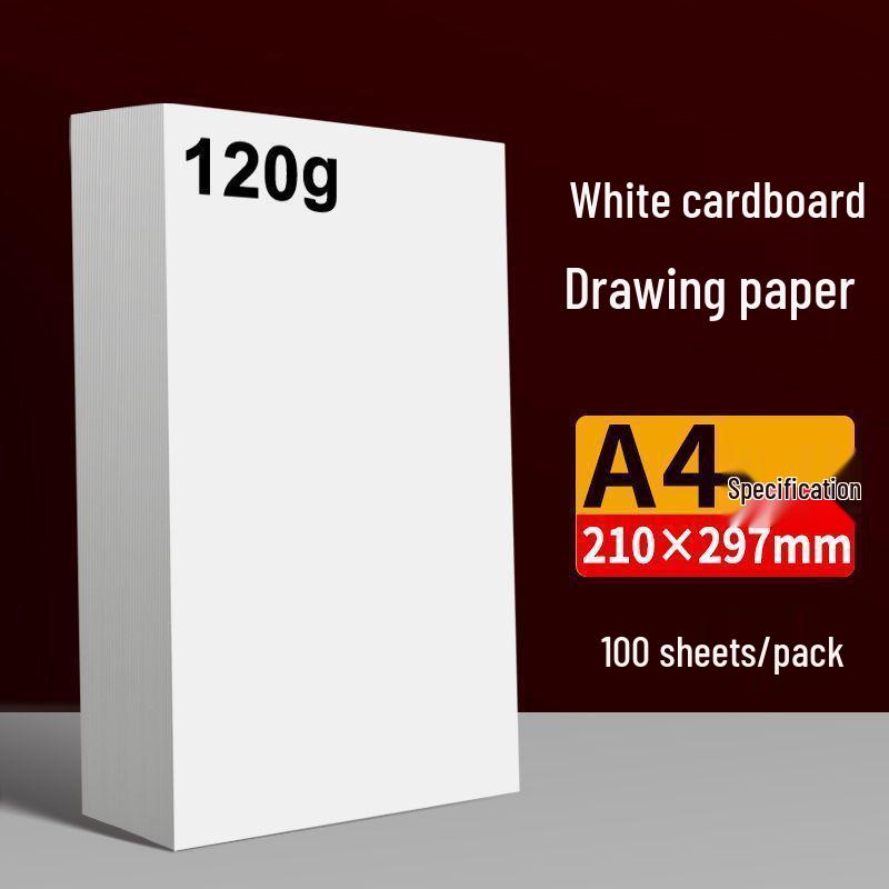 Białe Kartony - Format A4 i A3, Dutch White, do Sztuki Dziecięcej, Rysowania 4K i 8K oraz Projektów Rękodzielniczych.