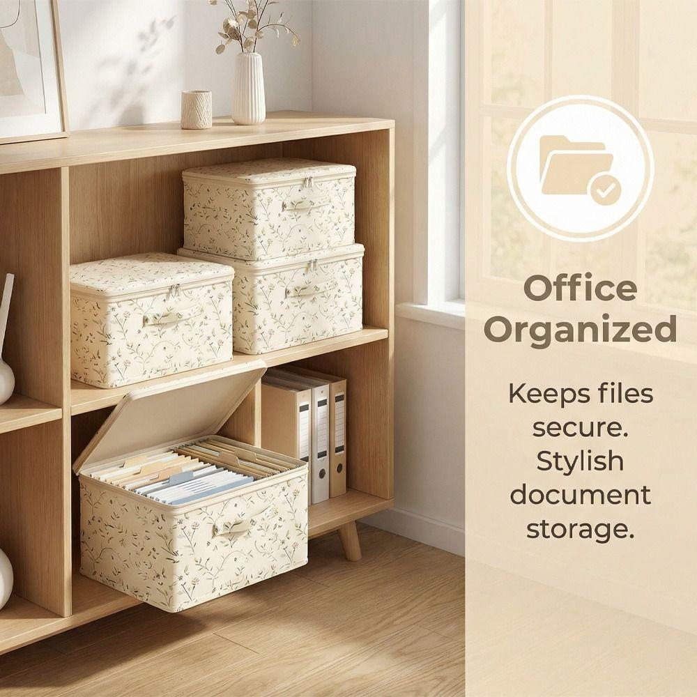 Washable Wardrobe Storage Bins Foldable Toy Storage Box Clothes Quilt Storage Box  for Home