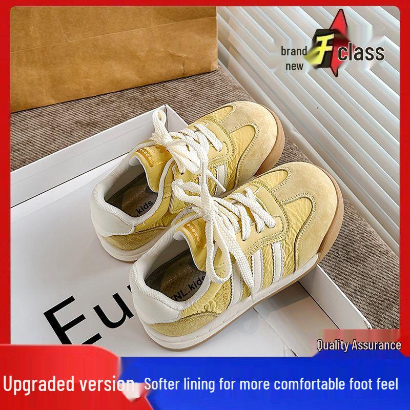 Autumn 2025 Kids' Sneakers: Korean Fashion Girls' Forrest Gump Style, Medium & Large Sizes, German Training & Casual Shoes