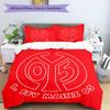 FSV Mainz 05 Pattern Bedding,Quilt Set Quilt Cover Pillowcase Home Birthday Gift (1*duvet cover+2*pillowcase,without core)