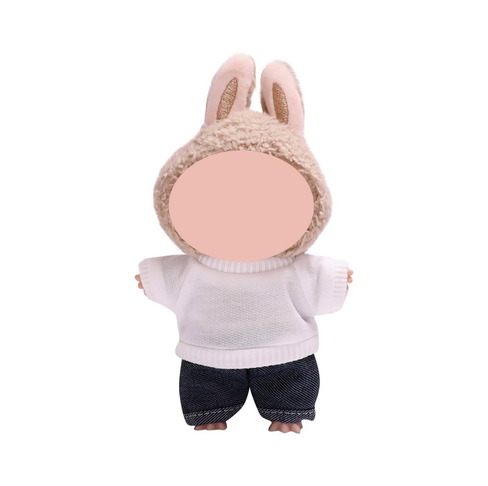 

Забавная одежда для кукол, плюшевые игрушки в стиле аниме и милые аксессуары,милые куклы одежда One Size белый