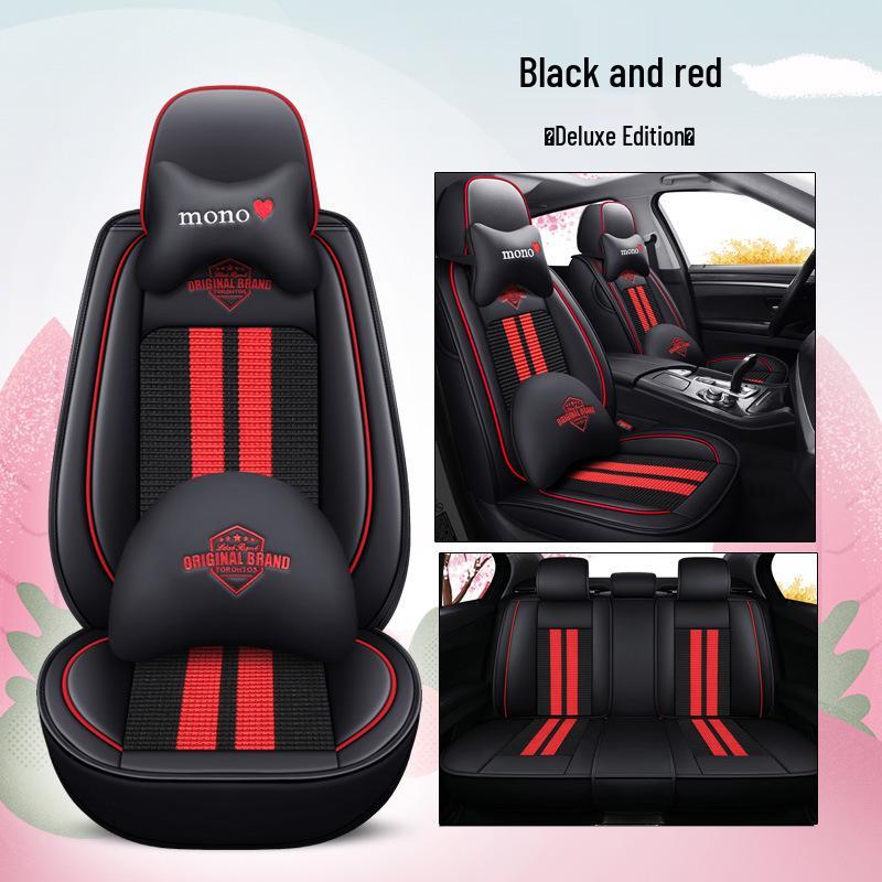 2021 Volkswagen Lavida Cross Ice Silk Seat Cushion, Cartoon Design, All-Season, Full Coverage.