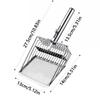 Ergonomic Handle Metal Cat Litter Scoop Non Stick Pets Poop Sifting Tool  Kitten Care
