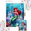 Diamond Painting Kit The Little Mermaid 5D DIY Home Bedroom Wall Decor Handmade Holiday Gift