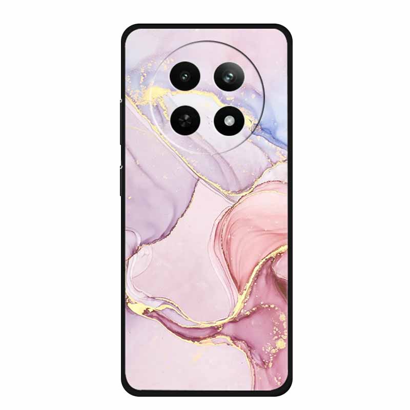 Case For Realme 13 Plus Marble TPU Soft Silicone Back Cover For Realme 13+ Cases Protective Mica Painted Colorful Bumper Capa