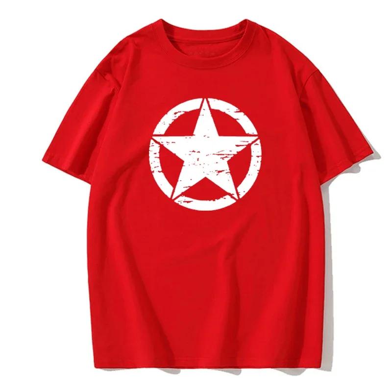 Summer Men's Short-sleeved Fashion Casual Printed Daily Versatile and Comfortable Round Neck Solid Color T-shirt Men's Tops