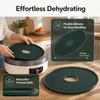 Transparent Green Food Dehydrator Sheet Round Dehydrator Water Tray  For Nesco Dehydrator