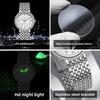 OPK Brand Couple Luminous Diamond Scale Exquisite Inner Shadow Men's and Women's Trend Quartz Watch Men's Steel Belt Waterproof Watch