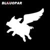 BLKUOPAR Pig Wing Car Stickers ATV Vinyl Creative Die-cut Waterproof Sunscreen Refrigerator Helmet Decoration Caravan Car Lable