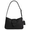 Eliza 25 Magnetic Closure Adjustable Handle Exquisite Calfskin Tote Shoulder Bag Medium Women Handbags Black CT853-QBBK