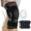 Men's Sports Knee Pads with Silicone Protection for Running, Fitness, Basketball, Jump Roping, and Patella Support