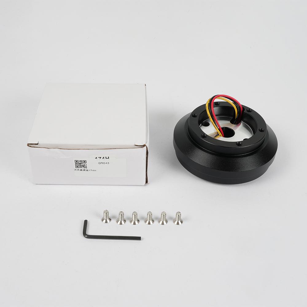 Bartoo-Steering Wheel Boss Kit Short Thin HUB Adapter Kit 174H For Ford Mustang 1984-2004 Fox-Body Mustang SN95 Mustang QR043