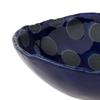 TOKI1919 Mino Rain Mino Japanese polka dot salad deep dish for simmered approximately 22 x 8 cm in suitable for Japanese and other traditional