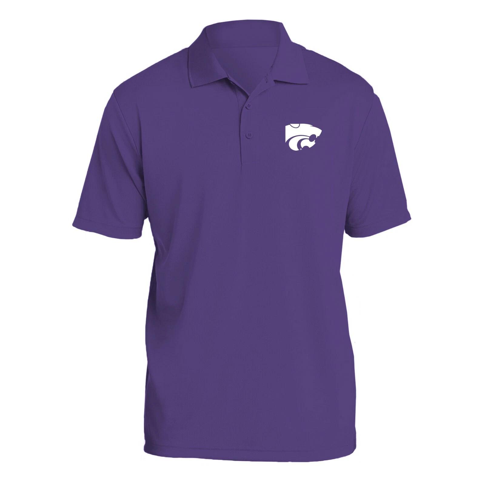 Kansas State Wildcats Primary Logo Left Chest Polo - Purple 4XL