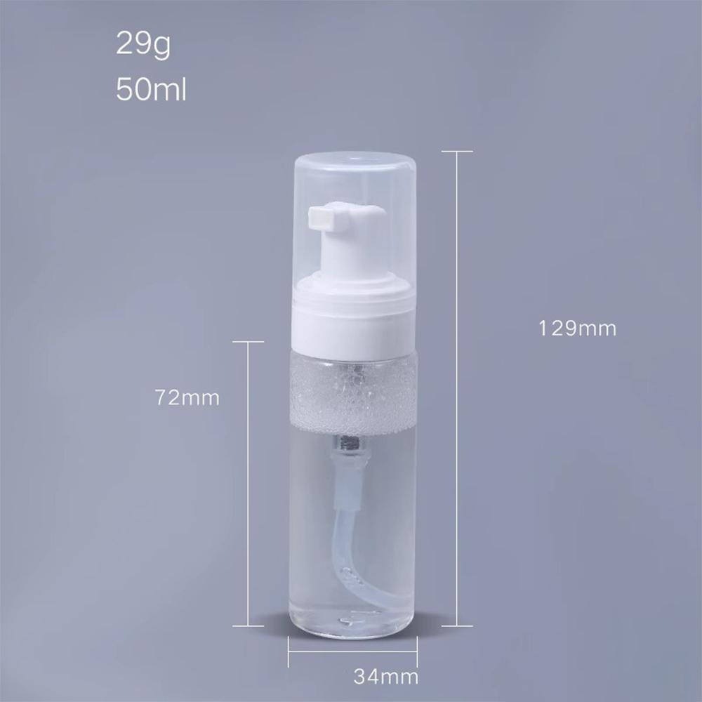 30 50 80 100 150 200ml Screen-printed Scrub Face Wash Bottle Foam Bottle Mousse Foaming Bottle Foaming Hand Sanitizer Bottle 5pcs