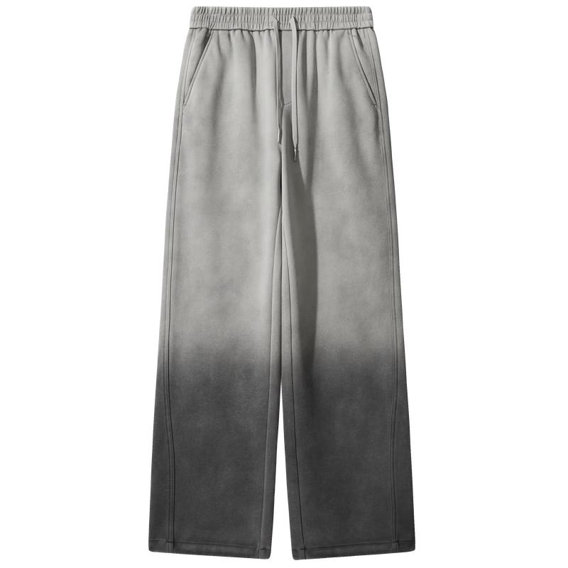 

CABBEEN Men s Dip-Dyed Washed Gradient Knit Straight Pants XL