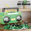 781pcs Vintage Radio Recorder Building Block Toys Sets 3D Puzzle Model Creative Desk Decor for Collectors Christmas Gifts