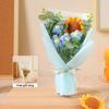 Knitted Knit Sunflower Plush Bouquet Cartoon Sunflower Flower Bouquet Toy  Valentine'S Day