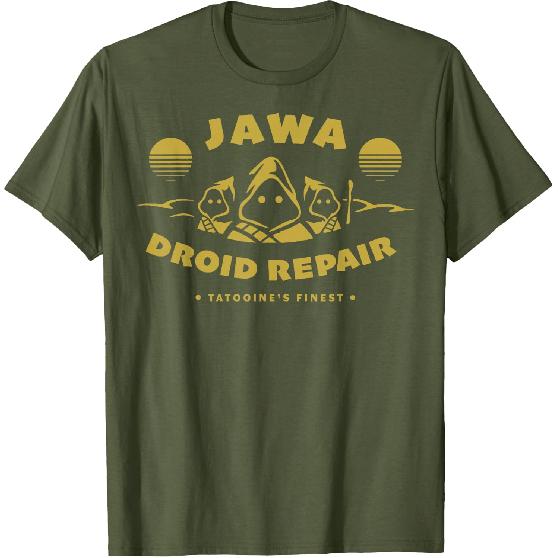 Star Wars Jawa Droid Repair Tatooine's Finest Disney+ T-Shirt