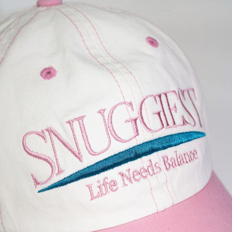 SNUGGIEST Gewaschene Kappe[Eisiges Rosa]