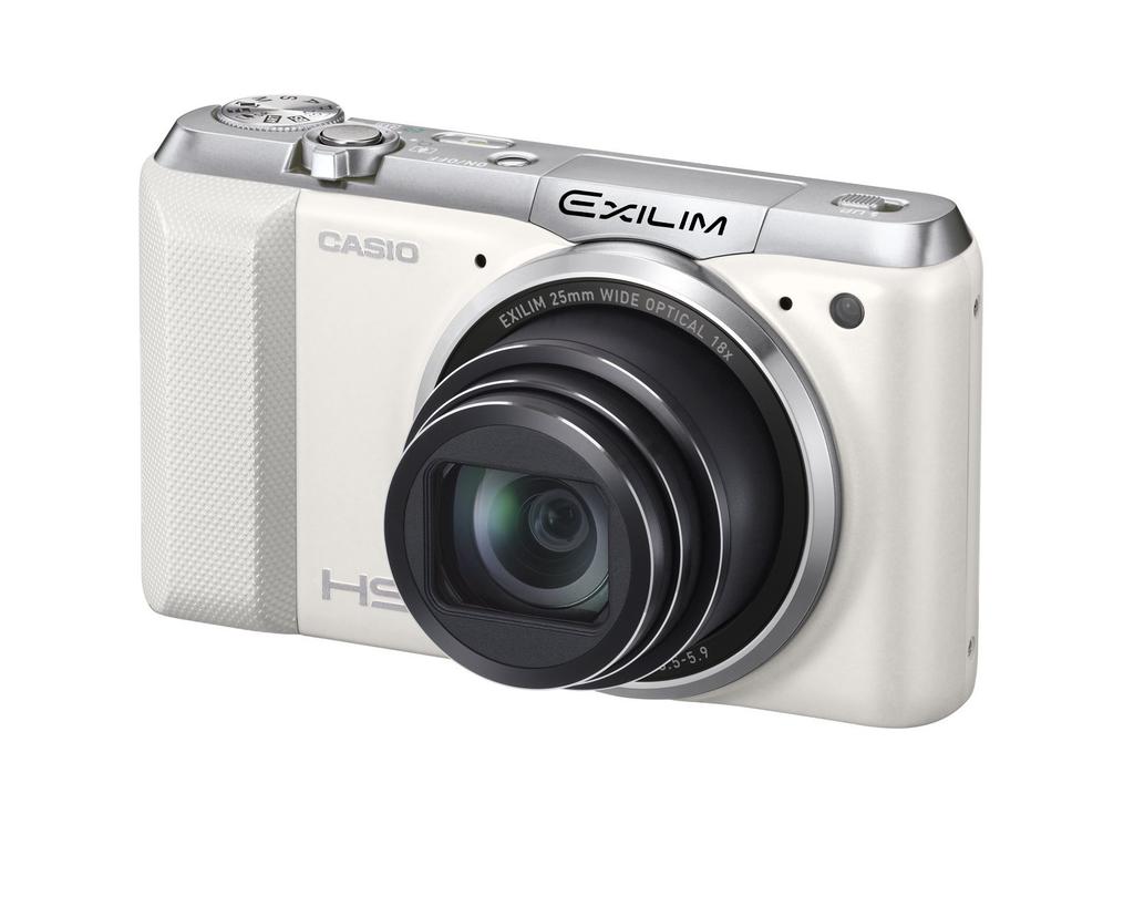 CASIO EXILIM EXZR850WE Digital Interval 18x Optical White Camera, 16.1 Megapixels, Wi-Fi, Shooting, Zoom,