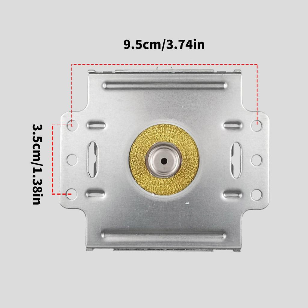 900W Microwave Magnetron Tube M24FB-610A Microwave Part Kitchen Appliance Part Microwave Tube Metal Texture for Oven